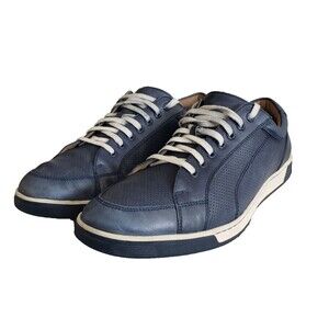 Cole Haan Vartan Sneakers Men's Size 12M Blue Leather Perforated Oxford Shoes